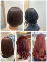 やわらかい暖色カラーとボブはお任せください♪/岡田愛理