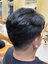 クオリス 上板橋店(QUALIS)&nbsp;ビジネス◎刈り上げ毛流れパーマ×ニュアンスショート