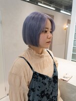 エン 栄店(enne)&nbsp;ラベンダー×レイヤーボブ