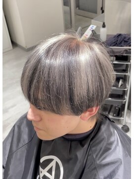 ゴールドシブヤ(GOALD SHIBUYA) 白黒ローライトマッシュ