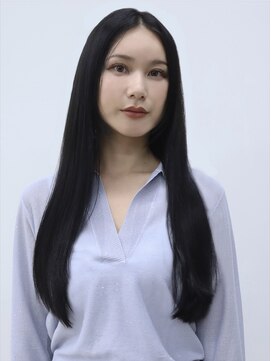 アース 星ヶ丘店(HAIR & MAKE EARTH) 黒髪ストレートヘア