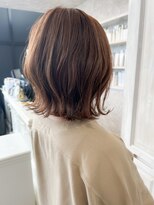 キャアリー(Caary)&nbsp;福山市Caary20代３０代40代ゆるふわミディアム ココアブラウン