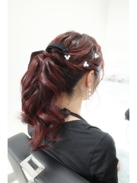 ゆるふわポニーテール