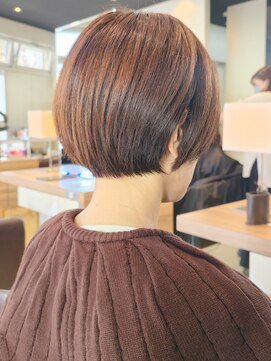 フロア(FLOOR) #ひし形ボブ#バーガンディ#金沢文庫FLOOR八木