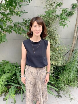 DAMANI 表参道 髪質改善/ヘッドスパ/ハイライト/白髪染め/白髪ぼかし/縮毛矯正 似合わせカット/ミディアムレイヤーカット[表参道駅]