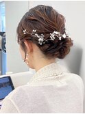 【阿久津】アップスタイルお呼ばれヘアパーティーヘア