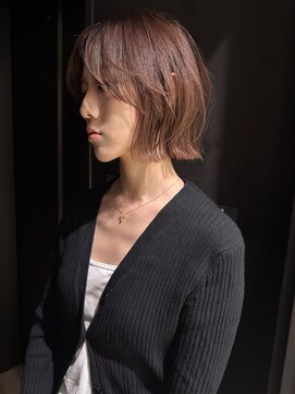 サンクプロジェクト(cinq PROJECT) ブリーチダブルカラーラベンダーミルクティーグレージュレイヤー