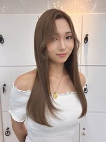 アリープアウル(ALEAP owl)&nbsp;顔まわりカット/透明感/ミルクティーベージュ/レイヤーカット