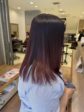 アース 三軒茶屋店(HAIR&MAKE EARTH) ピンクブラウンの柔らかグラデーション【三軒茶屋】