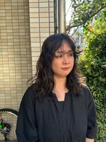 オルセン(OLSEN)&nbsp;外国人風パーマ/ミディアム/グレージュ/ハイレイヤー/ニュアンス