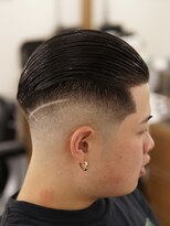 ザチョップショップ キチジョウジ(THE CHOP SHOP KICHIJOJI)&nbsp;オールバックスキンフェードカットシェービング吉祥寺理容室