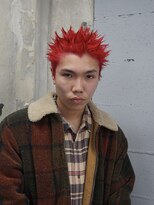 ボブ 小松(BOB) 10代20代メンズハイトーンパンクショートブリーチカラー