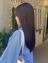 ヘアプレイスソル (HAIR PLACE SoL)&nbsp;透明感ブラウン/ストレート/セミロング