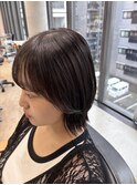 切りっぱなしボブ