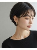 ショートボブ髪型20代30代40代50代前髪あり前髪なし面長丸顔亀有