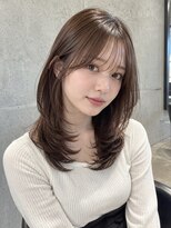 アクロ 梅田店(ACRO)&nbsp;艶ブラウンワンカールミディ