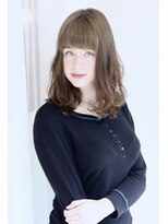 エル バイ ファースト(L by first)&nbsp;【L　by　first】ミルクティーカラー×ゆるふわミディアム◎30代