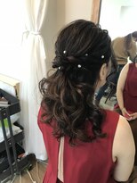ロカット サロン(Roquat Salon)&nbsp;華やかハーフアップアレンジ【ヘアメイク　立川/立川南/袴】