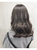 グレージュウェーブ【所沢/波ウェーブ/イルミナカラー】
