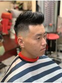messy skin fade