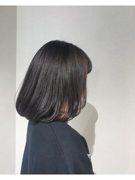 ハサミ(HASAMI) 【HASAMI.】シンプルロブ&インナーカラー