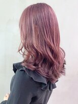 アイティー バイ アルバム 中野店(IT by ALBUM)&nbsp;ラベンダーピンク_セミウェットウェーブオリーブカラー_ba308092