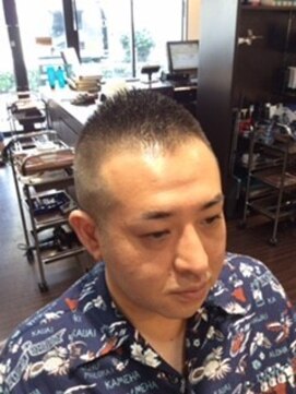 カルム 西日暮里(Calme) ベリーショートフェードソフトモヒカンスタイル