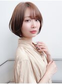 こなれヘアAラインボブ