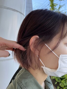 ジップ 緑店(zip) ピンクベージュカラー×20代キュートガール