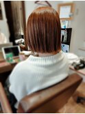 切りっぱなしボブ