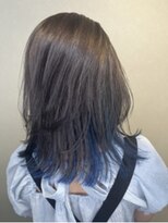 エイム ヘア リアム 調布店(eim hair liam) ブルーの夏ウルフスタイル