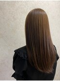 【newi +uta* 京橋】ブラウンベージュ×酸性ストレート