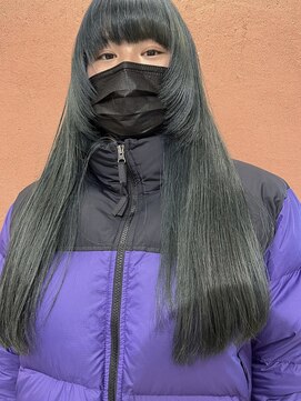 ウェルク(welc) 顔周りレイヤー/オリーブカラー