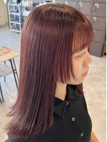 ビスポーク(BESPOKE)&nbsp;透明感抜群♪ダブルカラーブリーチハイトーンローズピンク