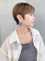 ロンド レグリーズ 立川(Lond leglise)&nbsp;ショート×顔周り×前髪×シルキーベージュ×グレージュカラー