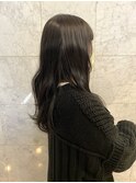 【暗髪ニュアンスロング/佐々木慧介】ニュアンスカラー