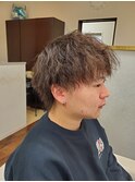 ミニウルフ×ツイストスパイラルパーマ