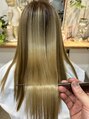 サロンドレノマパートスリー(SALON de renoma P-lll) 髪質改善縮毛矯正でブリーチ毛もサラサラツヤツヤに。