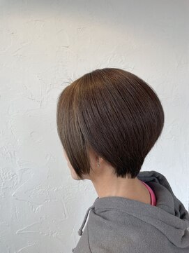 ハレウミヘアー 阿見(ハレウミhair) 阿見町/ショートカット/耳かけボブ/白髪染め/白髪/ヘッドスパ