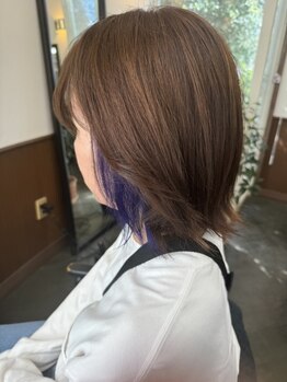 バディ(BUDDY)の写真/インナーカラーでおしゃれにアクセント☆髪色で印象は大きく変わります！あなたに似合うカラーをご提案♪