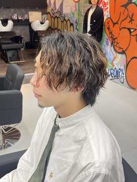 カーニー 錦糸町(kearny) ツイストスパイラルパーマ/波巻きパーマ/ミディアムウルフ