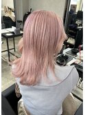 ピンクカラー/ホワイトピンク/ブリーチ#浜松駅#カラー#ブリーチ