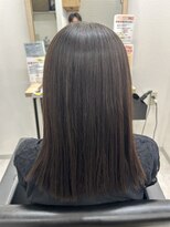 エルプラスヘアー 平尾店(L+hair) （40代）ツヤ髪ミディアム（トリートメントでくせ毛改善）