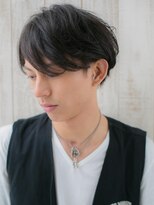 メンズヘア ビーセカンド 草加店(MENS HAIR B-2) 30代40代センターパート黒髪ナチュラル韓国ヘアY草加
