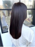 ロングヘアー×ダークトーン×ラベンダーアッシュ