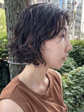 トリッカ 銀座(tricca) ボブパーマ/ウェーブヘア/イメチェン/簡単スタイリング