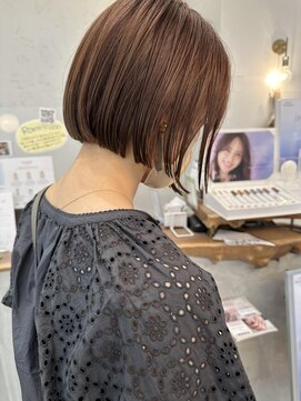 ロミー 本厚木(ROMMY.) 20代30代40代50代☆ショートボブナチュラルブラウン小顔