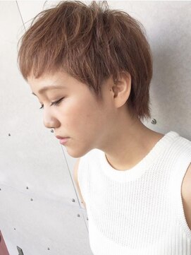 ジーナ 渋谷 表参道(JINA) 大人ショートボブ/ハンサムショート/前髪あり/30代40代50代