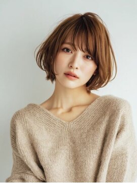 レリーボンズ 夙川(Rely Bonds) ボブ大人ベージュカラー【夙川/苦楽園/西宮】