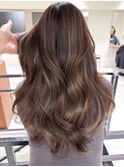 ハイライトバレイヤージュダブルカラーショートカット30代40代
